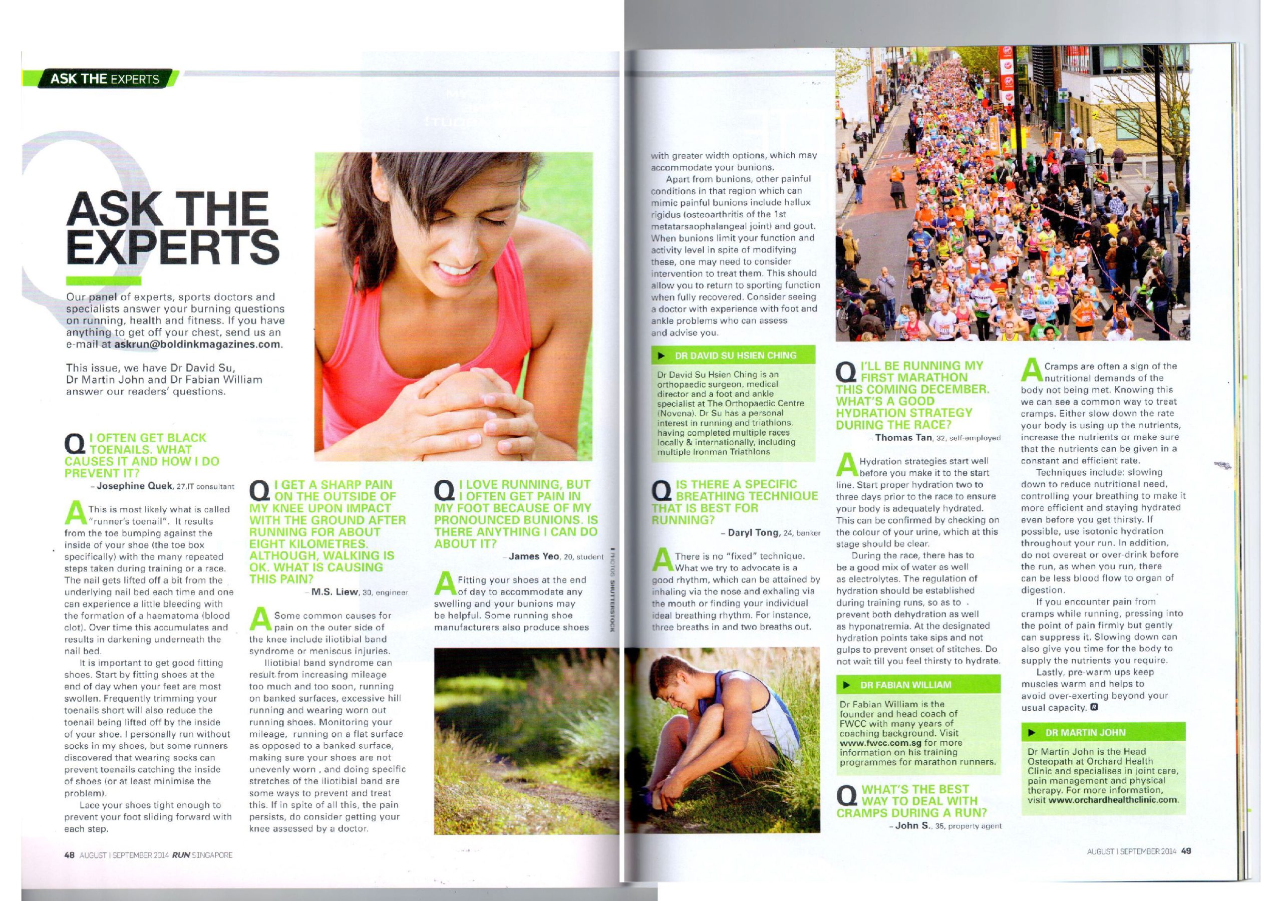 Sharp Knee Pain & Bunion